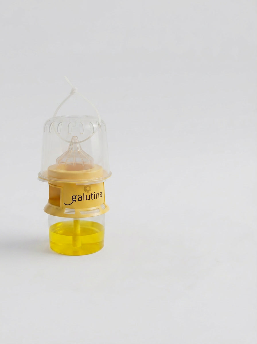 Detalle da entrada selectiva da trampa